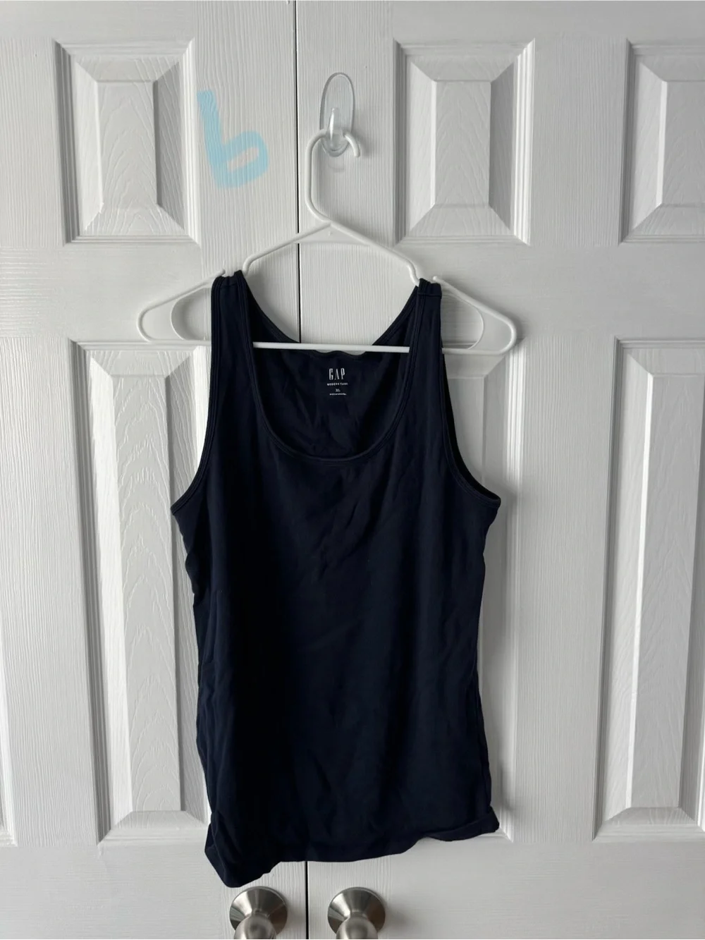 4 pc Bundle Gap Navy Blue Tank Tops XL Supima Cotton Blend Set of 4